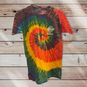 HANES HEAVYWEIGHT SIZE SMALL TIE DYE TEE OF KINNUCAN’S